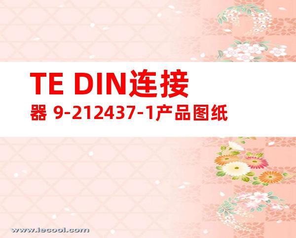 TE DIN连接器 9-212437-1产品图纸